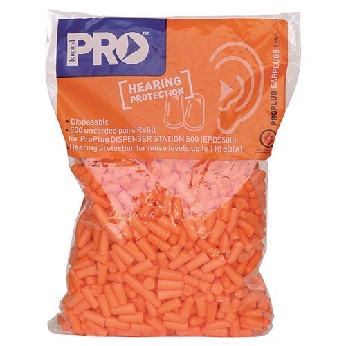 Probullet Refill Bag For Dispenser Uncorded 500pk