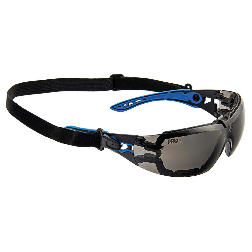 Proteus 5 Safety Glasses Smoke Lens Spec And Gasket Combo 12Pk