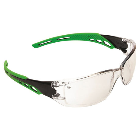 Cirrus Green Arms Safety Glasses Indoor/Outdoor 12Pk