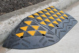 Kerb Ramp Rubber-Black with Reflective L600 x W300 x H100mm