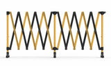 Port a guard Standard 6 Metre Expandable Barrier Kit Black/Yellow