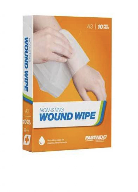 Wound Wipe Non sting Wipe10pk