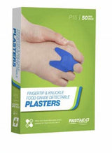Food Grade Plasters Metal and Visual Detectable Fingertip and Knuckle 50pk