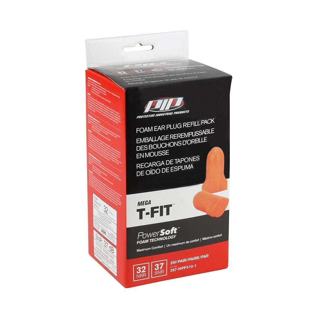 Powersoft Mega T-Fit Earplugs Refill Pack 250Pk