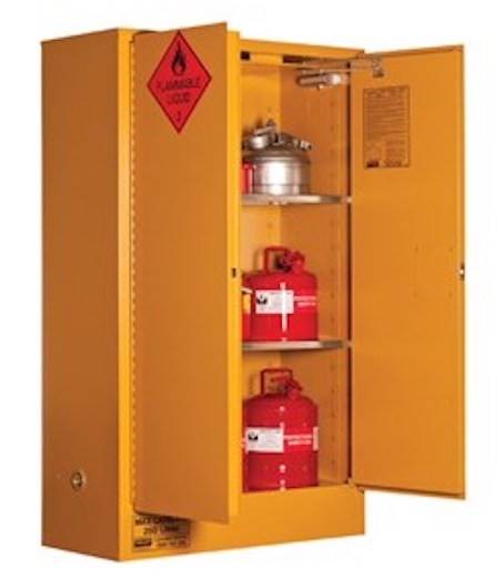 250L Flammable Storage Cabinet 2 Door