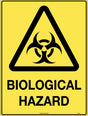 Caution Sign - Biological Hazard Poly