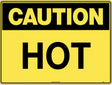 Caution Sign - Hot Poly