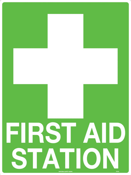 First Aid Sign - First Aid Station  Metal