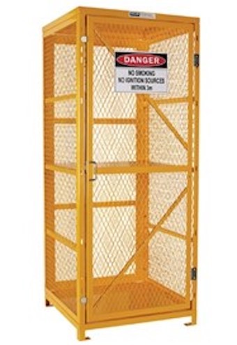 Forklift Cylinders Storage Cage Up To 8 Cylinders Flat Pack