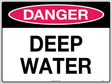 Danger Sign - Deep Water  Poly