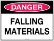 Danger Sign -  Falling Materials  Poly