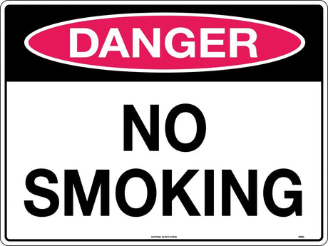 Danger Sign -  No Smoking  Poly