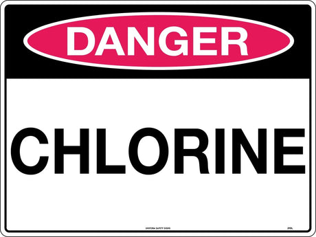 Danger Sign - Chlorine   Poly