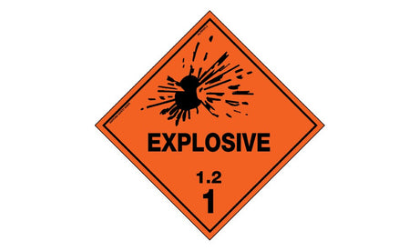 Hazchem Sign – Explosive 2 Poly