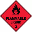 Hazchem Sign – Flammable Liquid 3  Poly