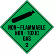 Hazchem Sign – Non Flammable Non Toxic Gas 2  Poly