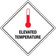 Hazchem Labels – Elevated Temperature  Poly