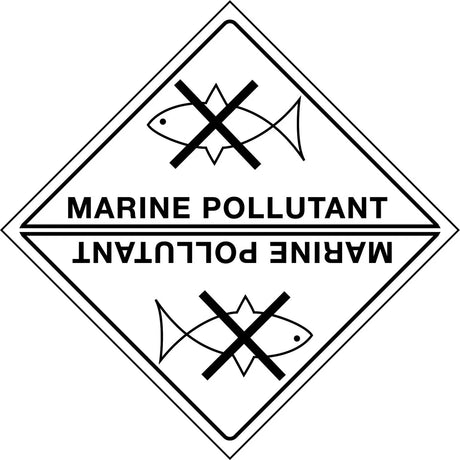 Hazchem Labels – Marine Pollutant  Poly