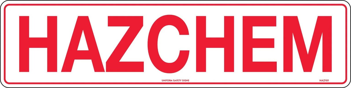 Hazchem Sign - Hazchem   Metal