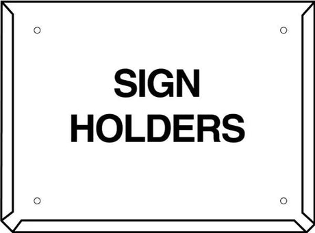 Hazchem Sign -  Placard Holder 800x600mm