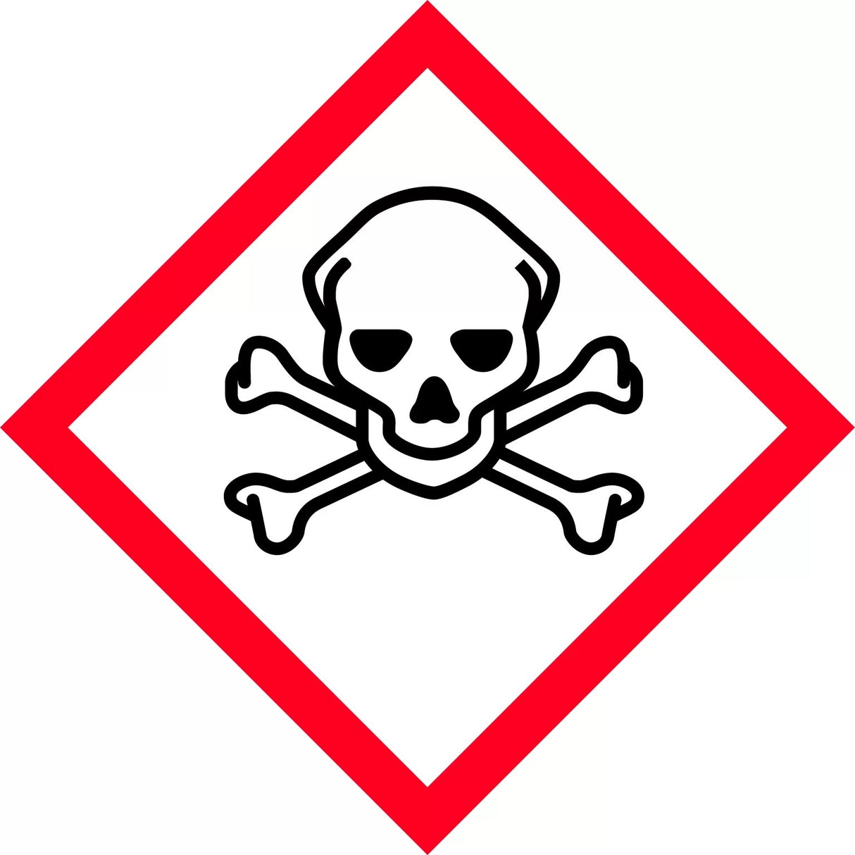 GHS Hazchem Labels – Acute Toxicity Picto   Poly