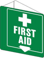 First Aid Sign - First Aid  3D Wall Sign 225x225mm Poly