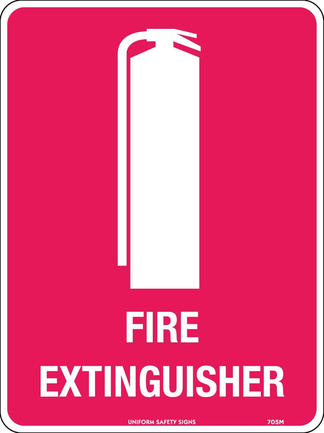 Fire Sign - Fire Extinguisher with pictogram Poly