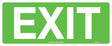 Exit/Entry Sign - Exit  Poly