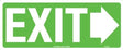 Exit/Entry Sign - Exit With Right Arrow  Poly