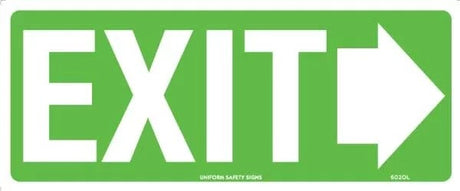 Exit/Entry Sign - Exit With Right Arrow  Poly