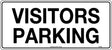 General Sign - Visitors Parking  Metal