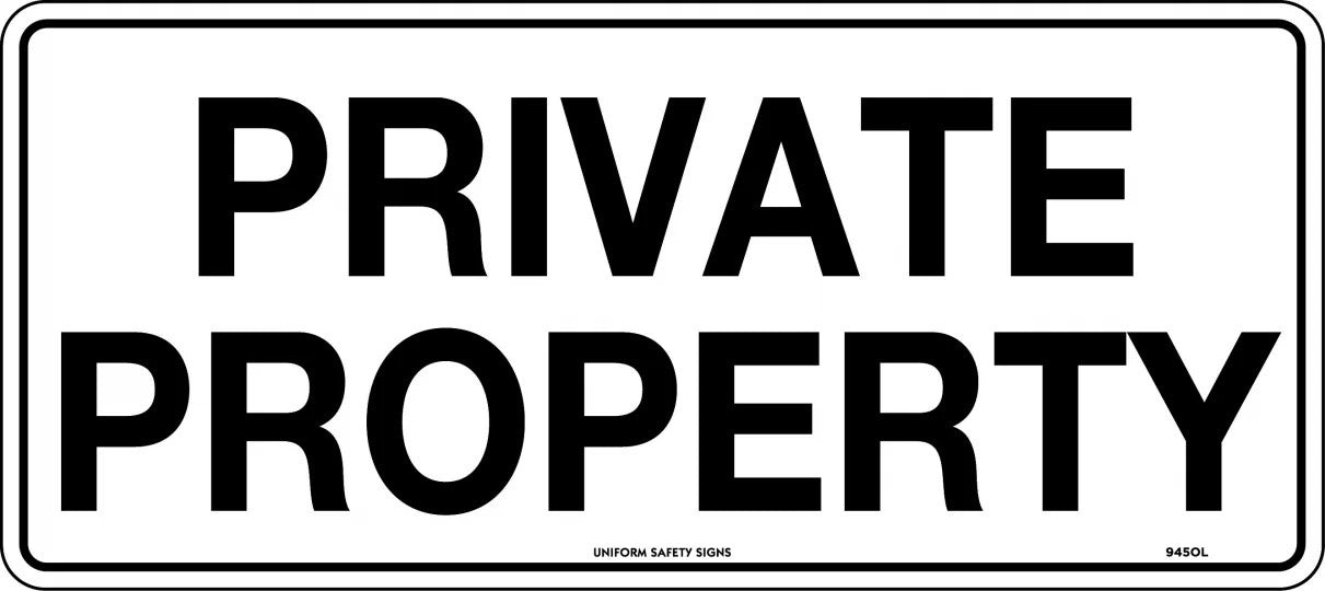 General Sign - Private Property  Metal