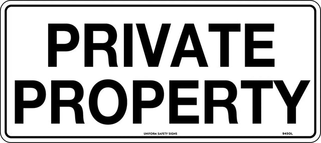 General Sign - Private Property  Metal