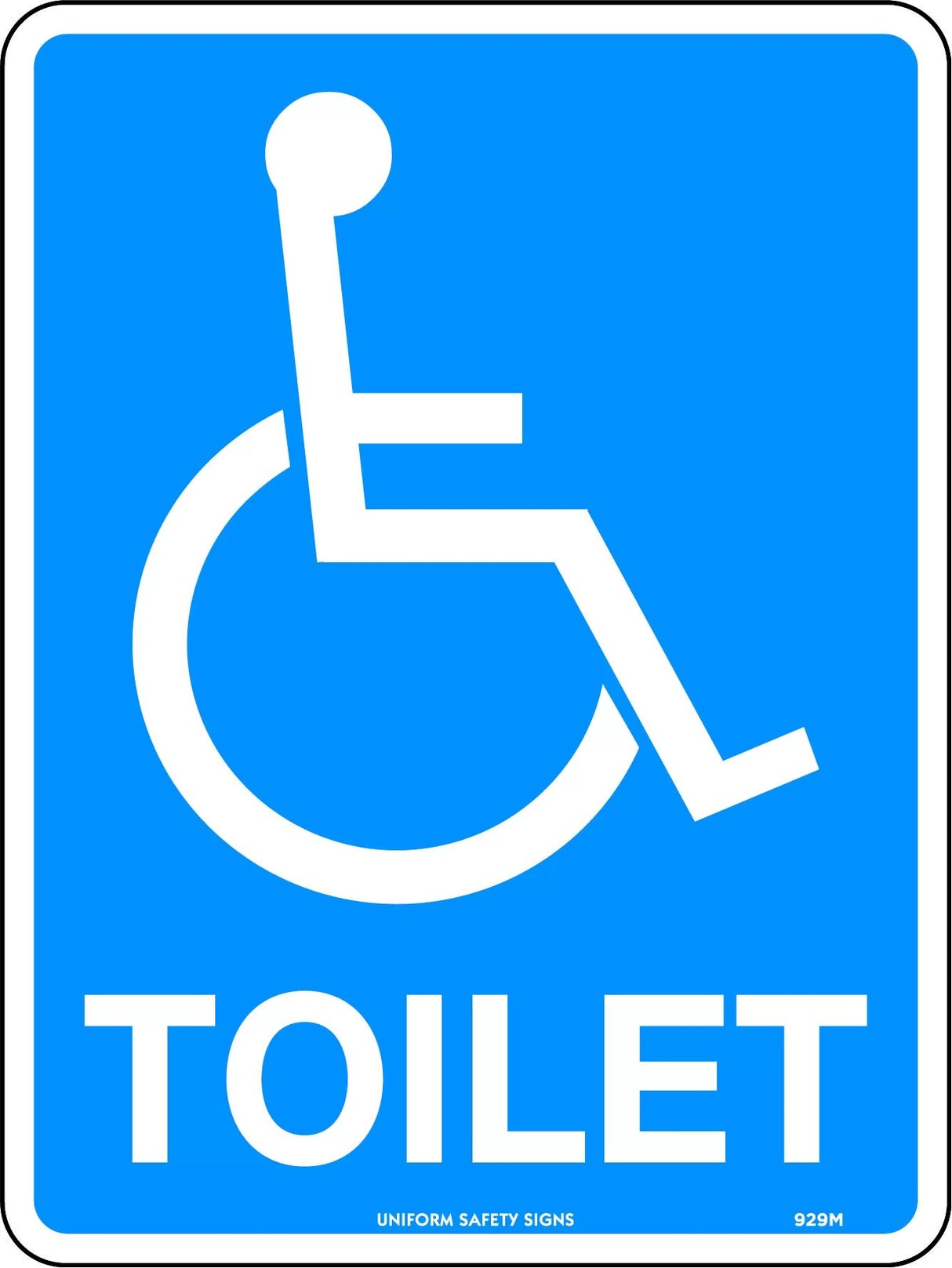 General Sign - Disabled Toilet  Metal