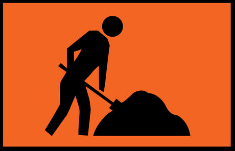 Boxed Edge Sign - Symbolic Worker