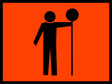 Boxed Edge Sign - Traffic Controller Symbolic