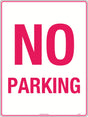 Parking Sign - No Parking  Metal