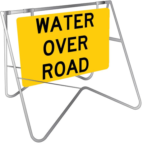 Swing Stand Signage - Water Over Road