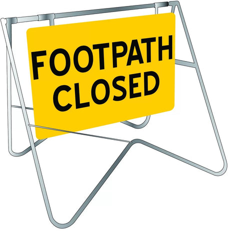 Swing Stand Signage - Footpath Closed