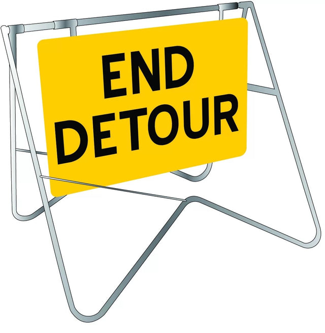 Swing Stand Signage - End Detour