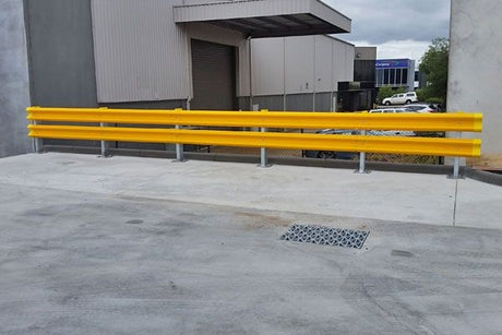 W-Beam Rail - Galvanised and Powder Coated Yellow