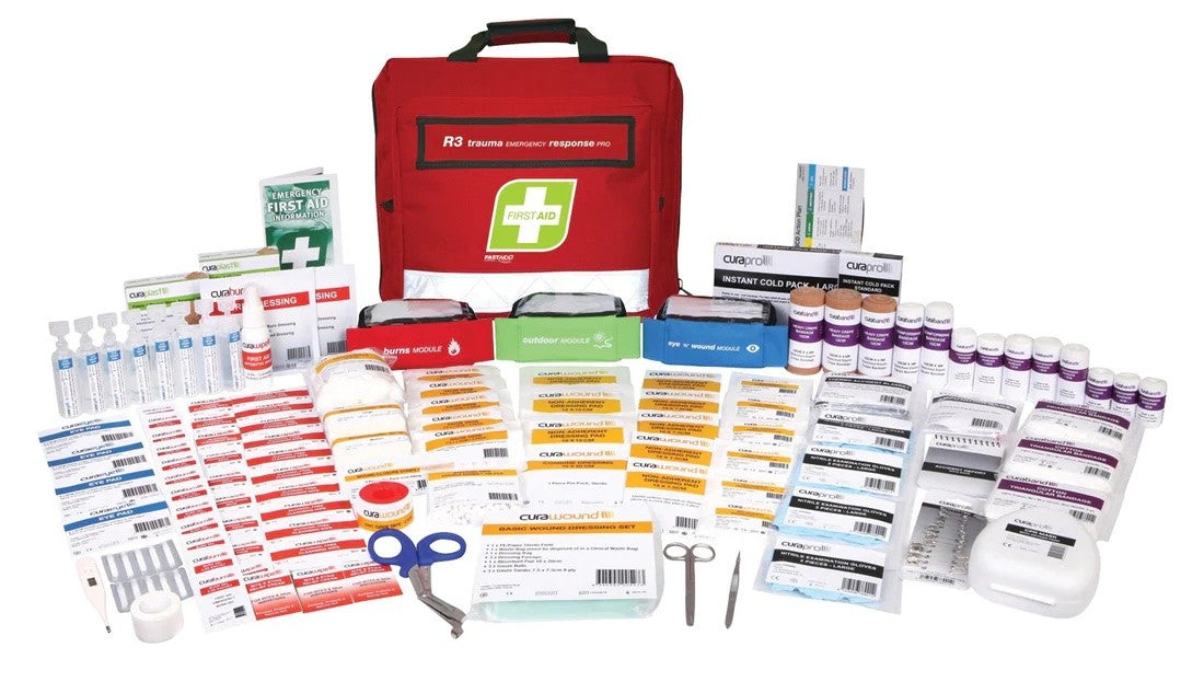 R3 Trauma Emergency Response Pro First Aid Kit, Soft Pack