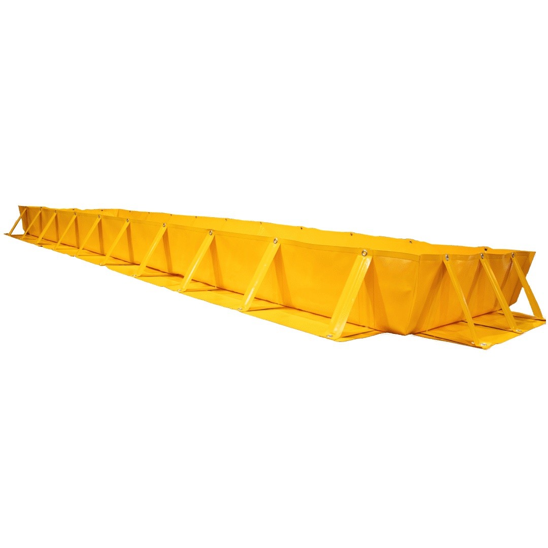 Collapsible Bund Yellow PVC 1.2m x 1.2m x 300mm