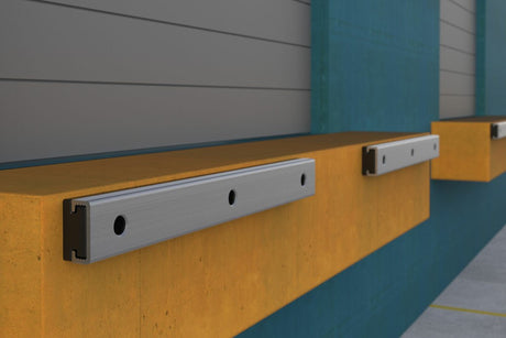 Strike Face Loading Dock Bumper  300 x 100 x 38 - Aluminium Strike Face Only