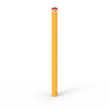 Round Bollard Heavy Duty Steel  - Galvanised and Powder Coated