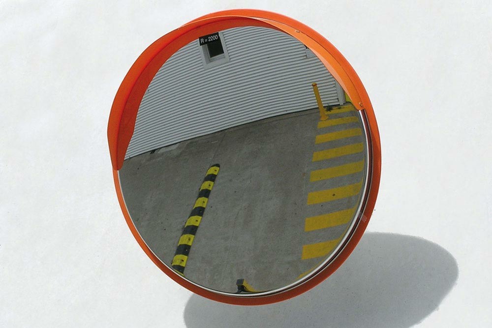 Convex Mirror 1000mm Stainless Steel