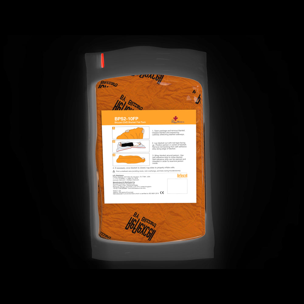 BLIZZARD Orange EMS Trauma Blanket 230 x 196cm