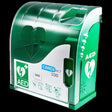 CARDIACT Green Outdoor Connected AED Cabinet 42 x 38 x 15cm