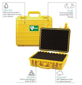 CARDIACT Waterproof Tough AED Case 33 x 28 x 12cm