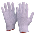 Knitted Polly/Cotton Gloves Ladies Size 12pk